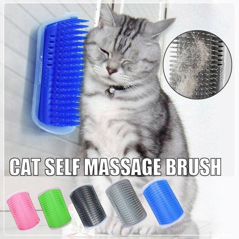 Cat Self Grooming Brush for Wall and Furniture Corners - Black - view 2