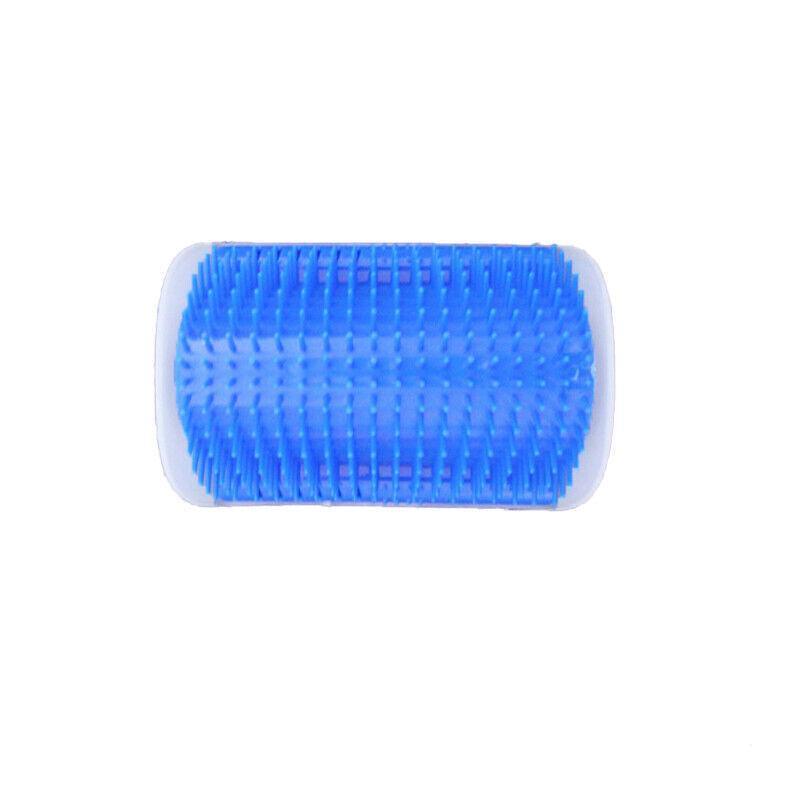 Cat Self Grooming Brush for Wall and Furniture Corners - Blue