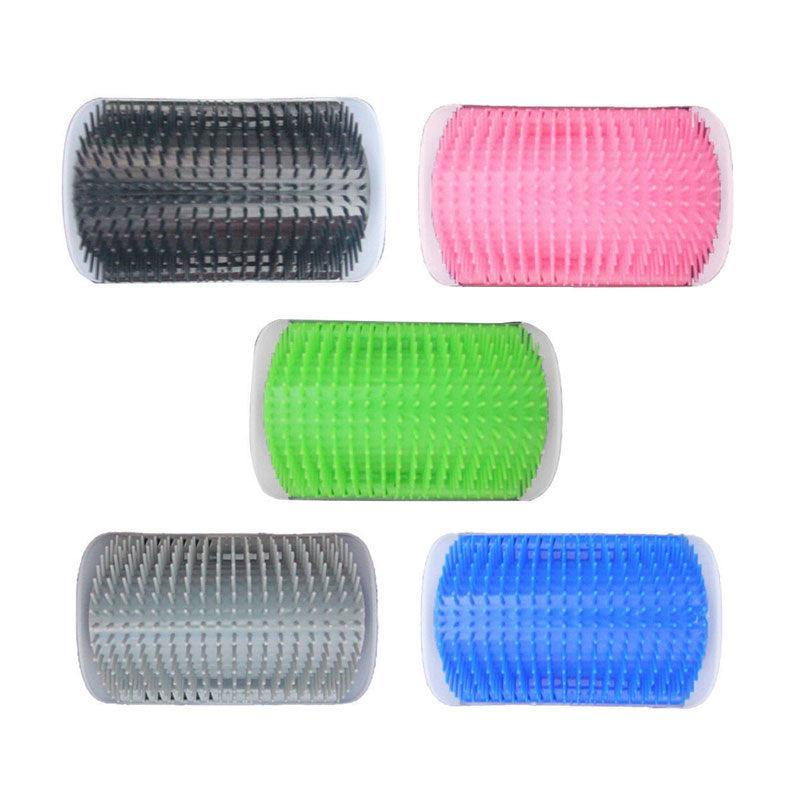 Cat Self Grooming Brush for Wall and Furniture Corners - Green - view 3