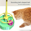 Cat Spinning Wheel Toy with Track Ball and Hanging Teasers - view 5