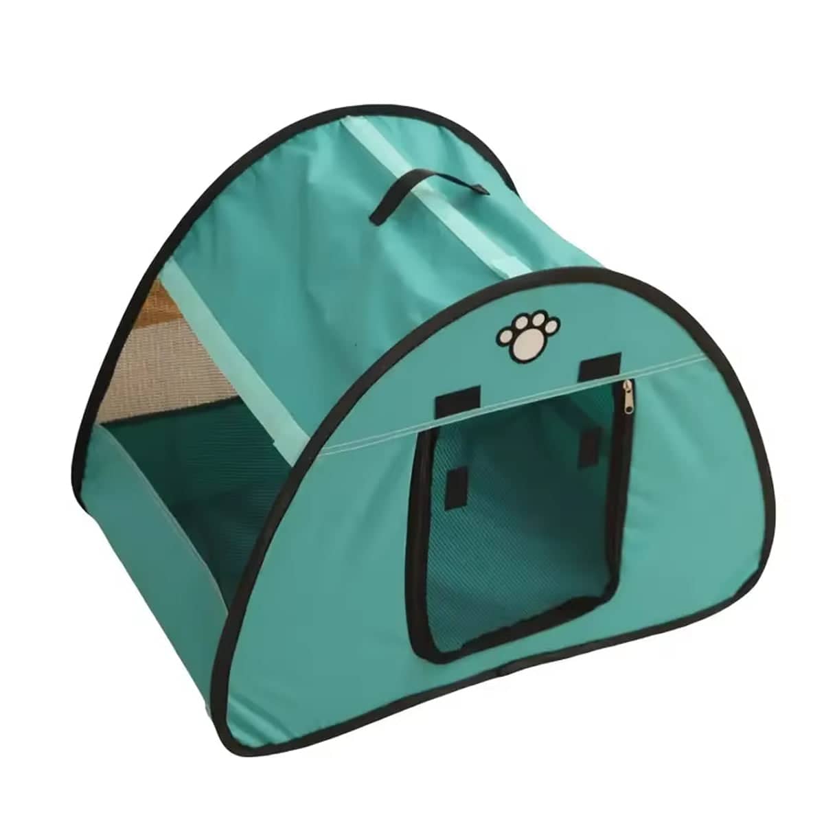 Cat Tent for Small Cats - Green, 70 x 45 x 50cm