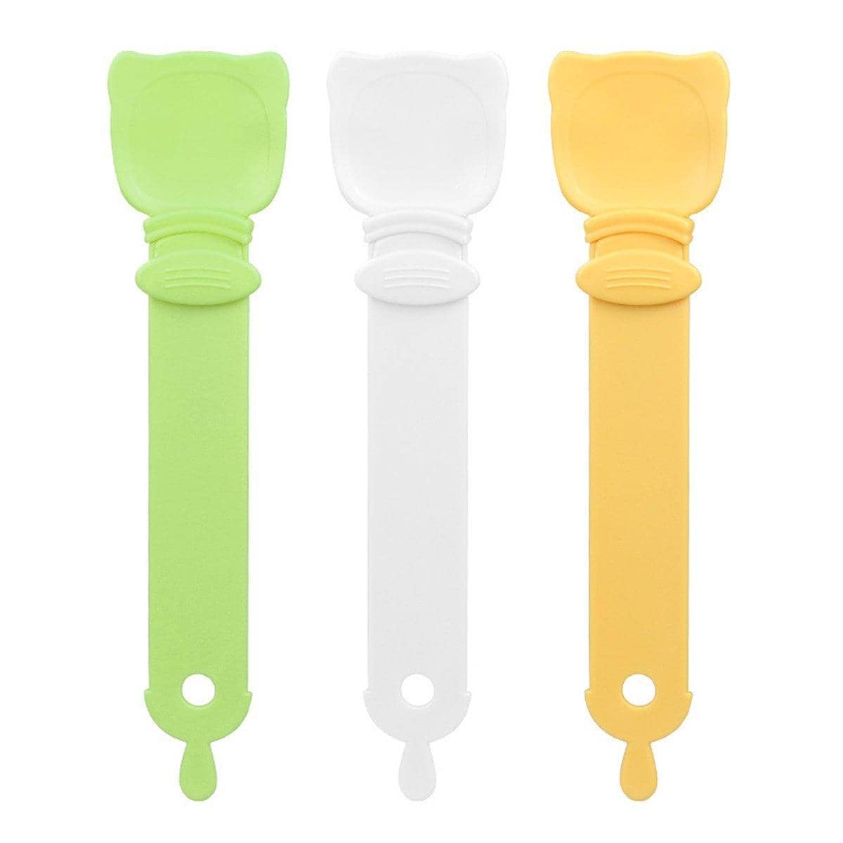 Cat Treat Spoon Squeezer Snack Feeder - White - view 3