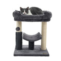 Cat Tree with Sisal Scratching Posts, Hammock and Top Perch for Indoor Cats - view 2