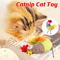 Catnip Cat Toy Plush Chicken Shape Interactive Kitten Play Toy, 13 x 9 cm
