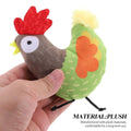 Catnip Cat Toy Plush Chicken Shape Interactive Kitten Play Toy, 13 x 9 cm - view 4