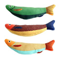 Catnip Fish Toy in Sackcloth, 25 x 10 cm - Green - view 3