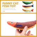 Catnip Fish Toy in Sackcloth, 25 x 10 cm - Red - view 5