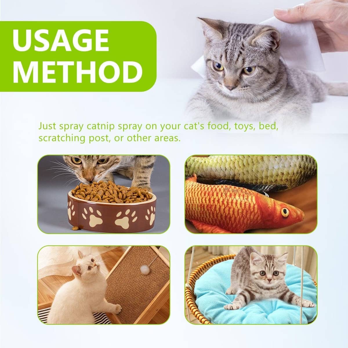 Catnip Spray for Toys and Scratching Posts, 100 ml - view 5