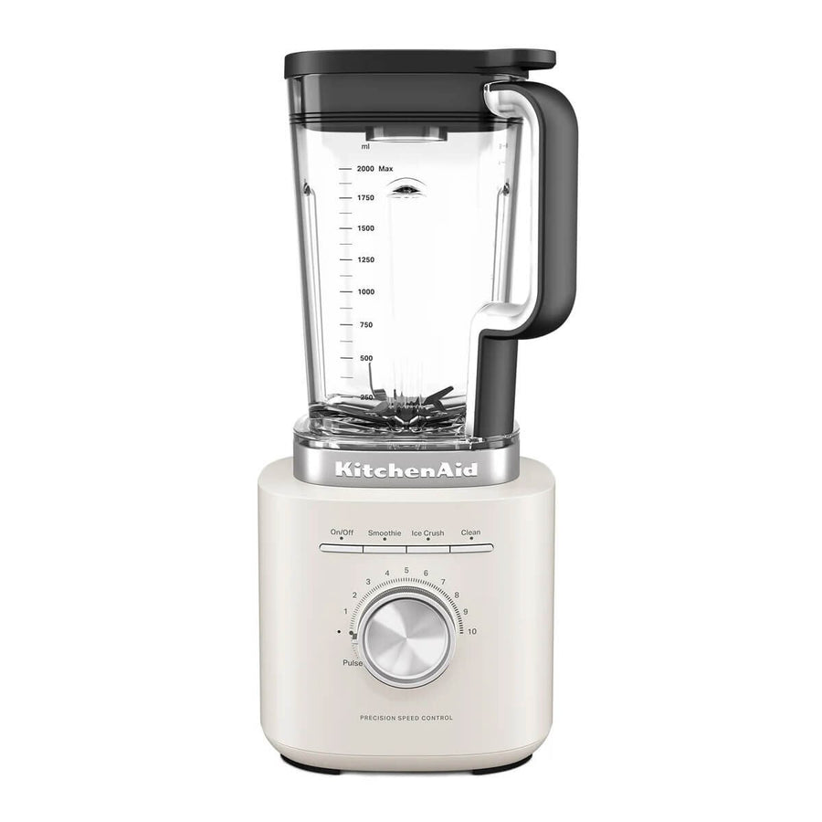 KitchenAid K200 Pure Power Blender 2L 1200W - White Porcelain - Plastic Jar - 5KSB2072APL