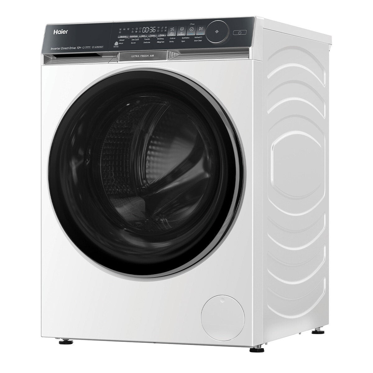 Haier 500 Series 10kg Front Loader - White, Ultra Fresh Air, UV Protect, 5 Star Energy - HWF10DW2