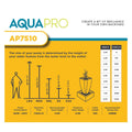 Aquapro Multi Use Pond Pump - 4.9m - Plastic - Silent Operation - SuperSaverAU - view 4