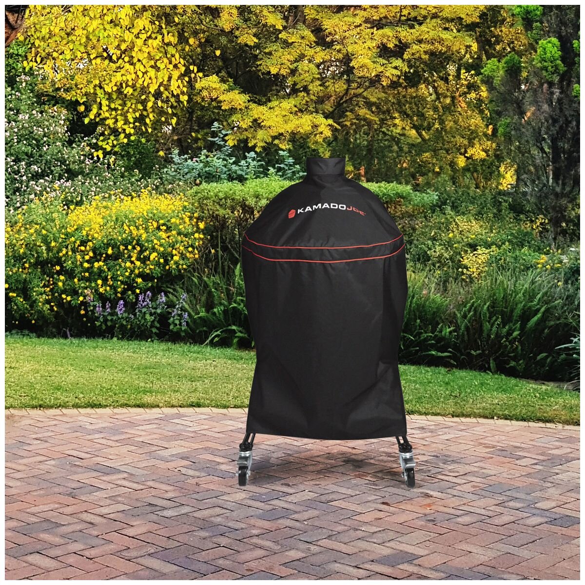 Kamado Joe Big Joe grill cover - Heavy-duty polyester, waterproof and windproof - BJ-GC24BWFS