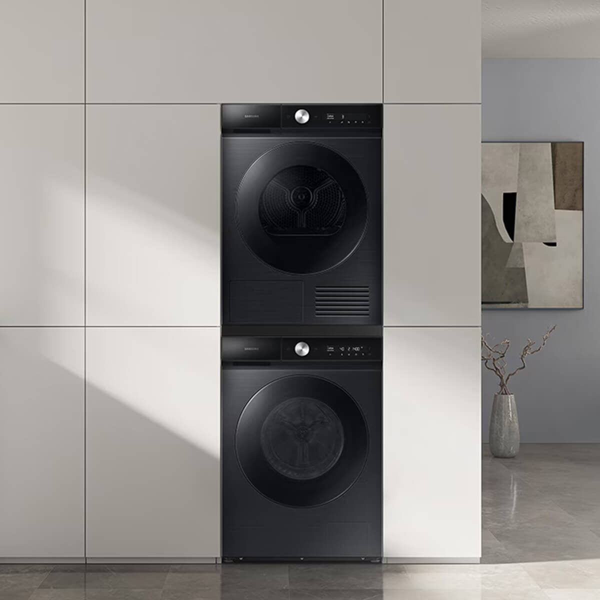 Samsung Bespoke AI 12kg Front Load Washing Machine - Black, AI Wash, Auto Dispense - WW12BB94ADGB