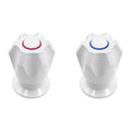 Shaw Mason White Basin Top Assembly Pair - 59mm x 97mm - Easy Install - SuperSaverAU - view 1