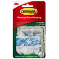 Command Outdoor Light Clips - Clear - 16 Clips & 20 Strips - Damage Free Decorating - 98.2mm x 171.45mm x 36.57mm - SuperSaverAU - view 1