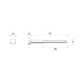 Zenith Hot Dip Galvanised Hex Head Coach Screws M6 x 75mm 25 Pack - SuperSaverAU - view 4