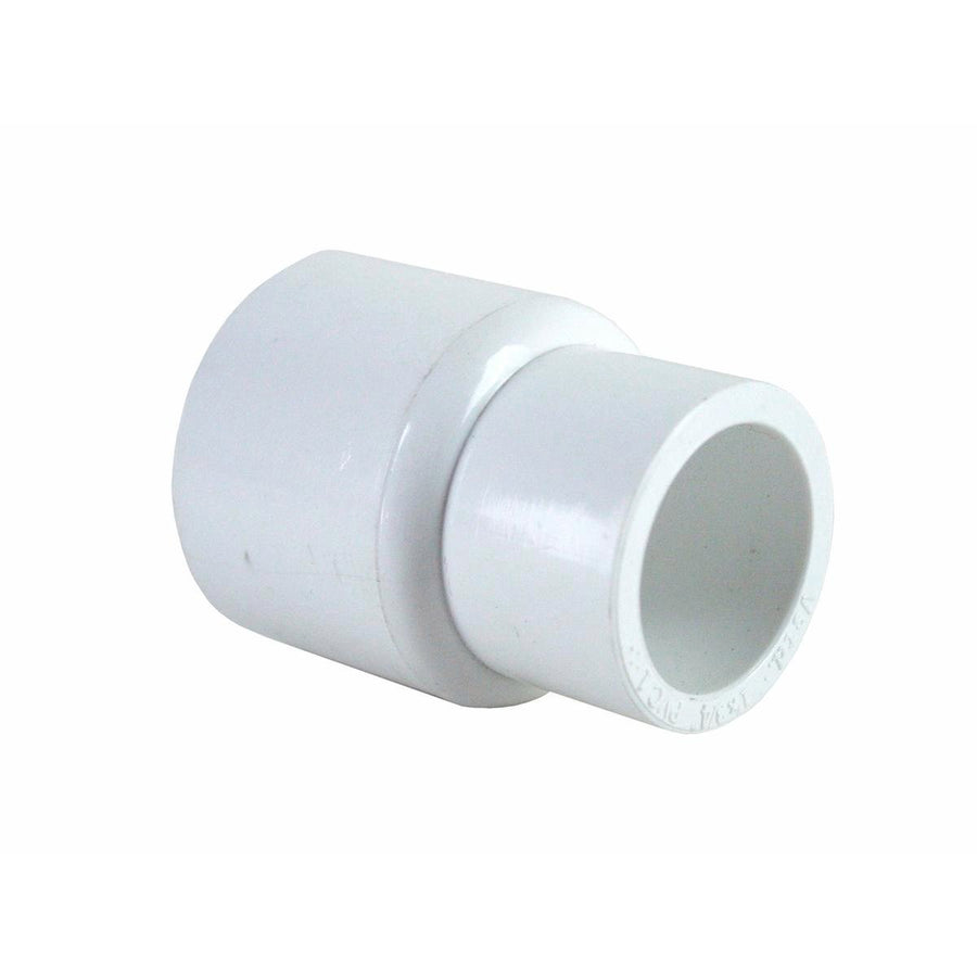 Holman 20 x 15mm Press PVC Reducing Coupling - White - Solvent Welded - SuperSaverAU - view 1