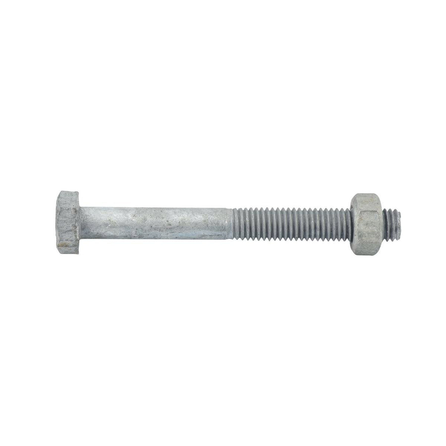 Zenith M8 x 75mm Hot Dipped Galvanised Hex Head Bolt and Nut Each - SuperSaverAU - view 1