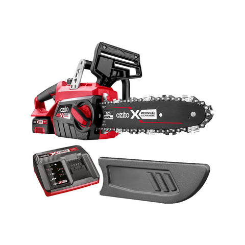 Ozito PXC 18V Cordless Chainsaw 250mm Kit Chain Brake PXCCSK-418
