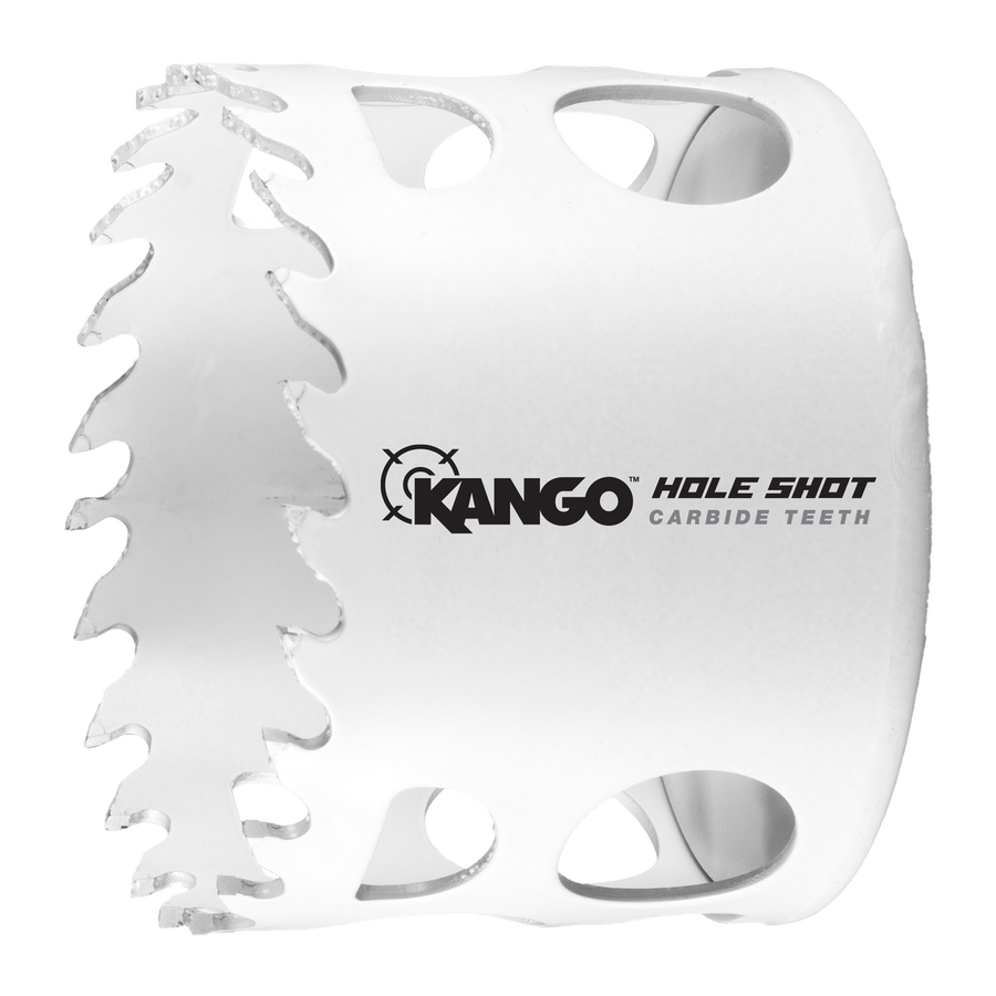 Kango 64mm Hole Shot Carbide Teeth Hole Saw - Multi-Material Cutting - SuperSaverAU - view 1