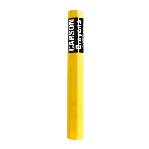 Carson Crayons No 3 Yellow Lumber Crayon 120mm Wax Clay Waterproof - SuperSaverAU - view 1