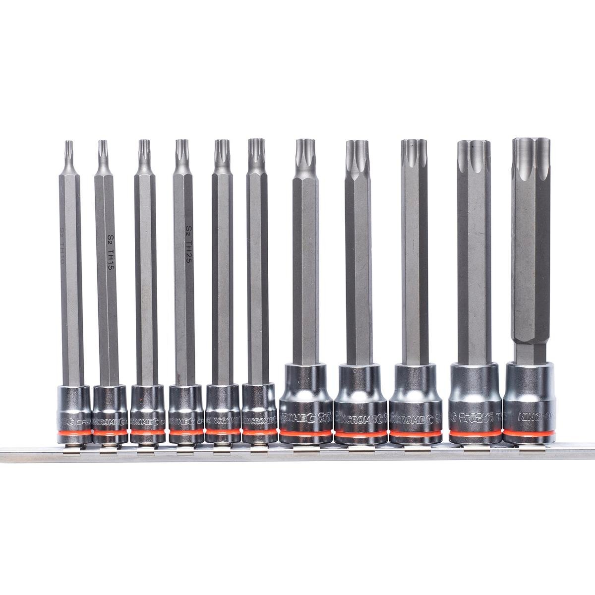 Kincrome Tamperproof Torx Socket Set - 11 Piece - Chrome Vanadium Steel - SuperSaverAU - view 1