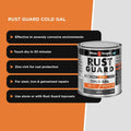 White Knight Rust Guard Cold Gal Grey Primer Paint 250ml
