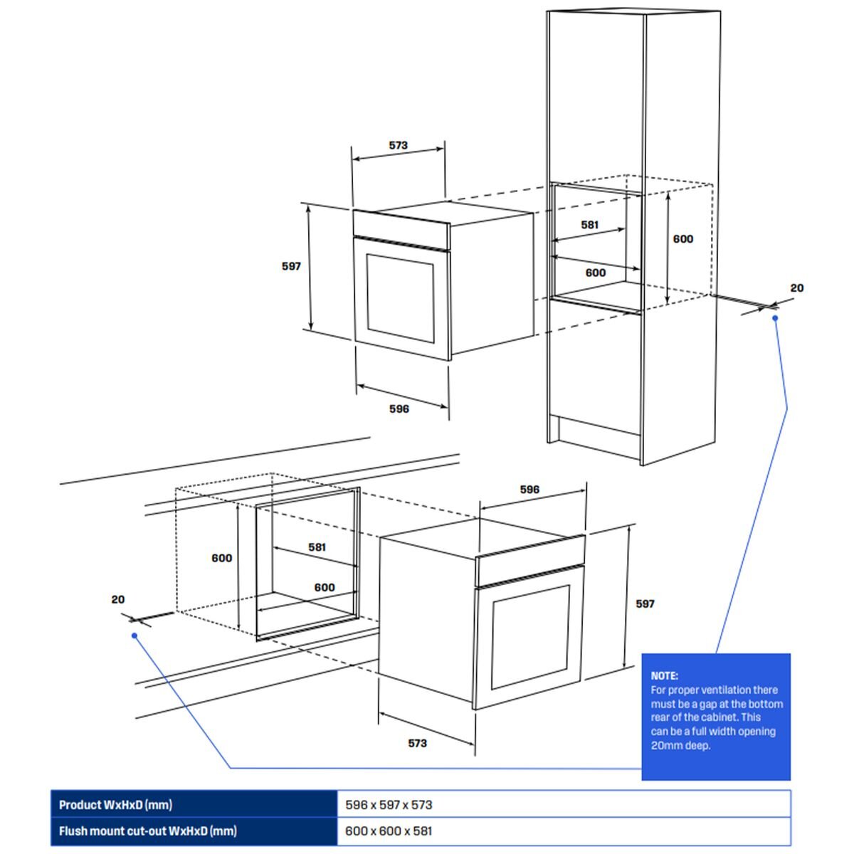 Westinghouse 60cm Pyrolytic Oven - 80L Gross, AirFry, EasyBake Steam, TFT Touchscreen - WVEP6918DD
