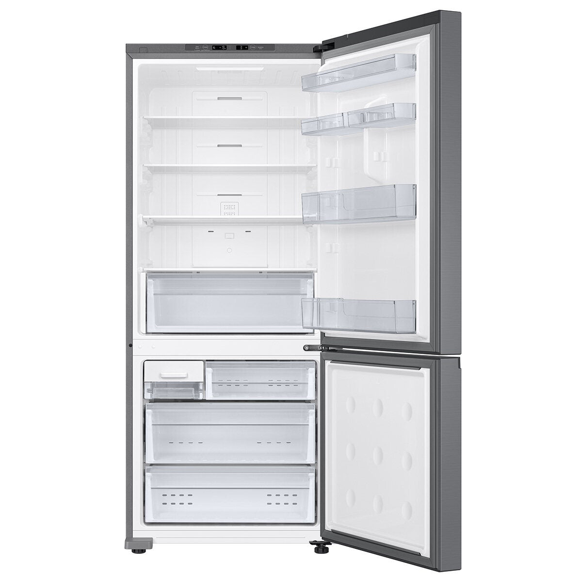 Samsung 427L Bottom Mount Fridge - Stainless Steel, SmartThings App, All-Around Cooling - SRL4200S