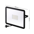 Deta 9300lm DIY Slim Profile Floodlight - 80W - White - IP65 - SuperSaverAU - view 4