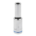 Trojan 8mm Deep Socket 1/2" Drive - Polished Chrome Vanadium - 12 Point - SuperSaverAU - view 1