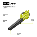Ryobi 36V Jet Blower Kit - 550CFM - 4.0Ah Battery - 193km/h Air Speed - SuperSaverAU - view 2