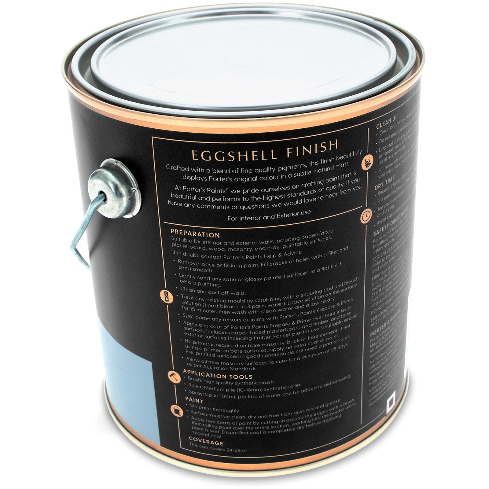 Porter's 2L Irish Linen Eggshell Washable Interior & Exterior Paint