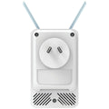 D-Link Eagle Pro AI AX1500 Mesh Range Extender - Wi-Fi 6, Signal Strength Indicator, Gigabit Port, White - E15