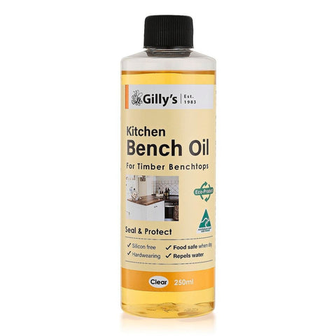 Gilly S Kitchen Bench Oil - 250ml - Tung Oil - Water Resistant - SuperSaverAU - view 1