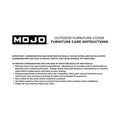 Mojo Premium Square Table & Chairs Outdoor Furniture Cover, PVC, Weather & UV Resistant