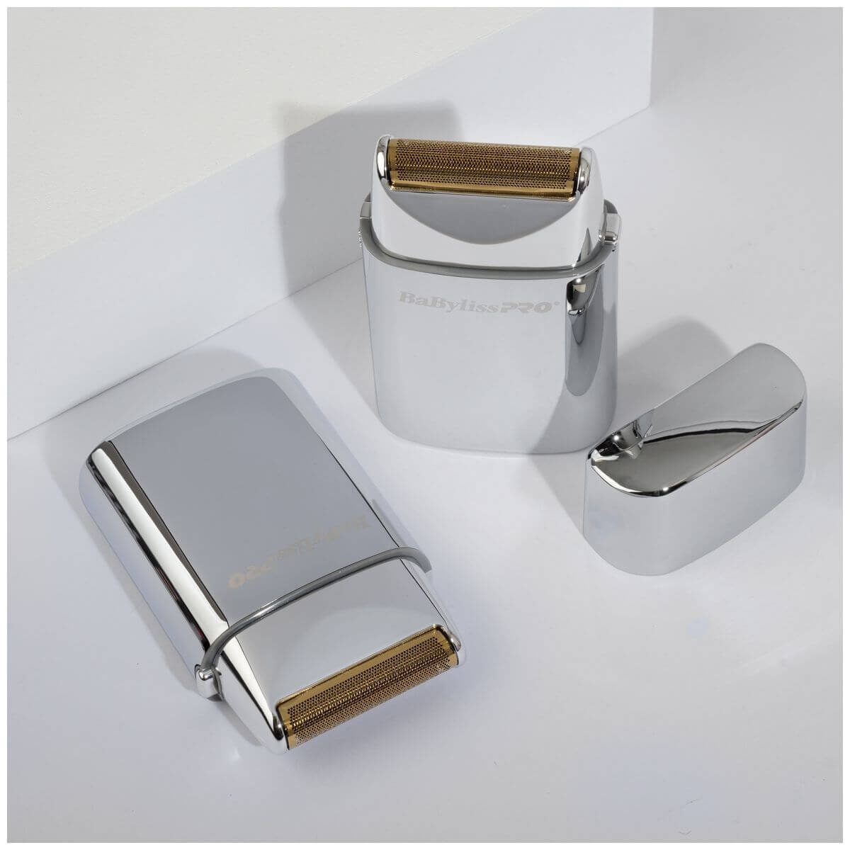 BaBylissPRO Single Foil Shaver - Silver - Hypoallergenic Gold Foil, Cordless, Metal Housing - 900895