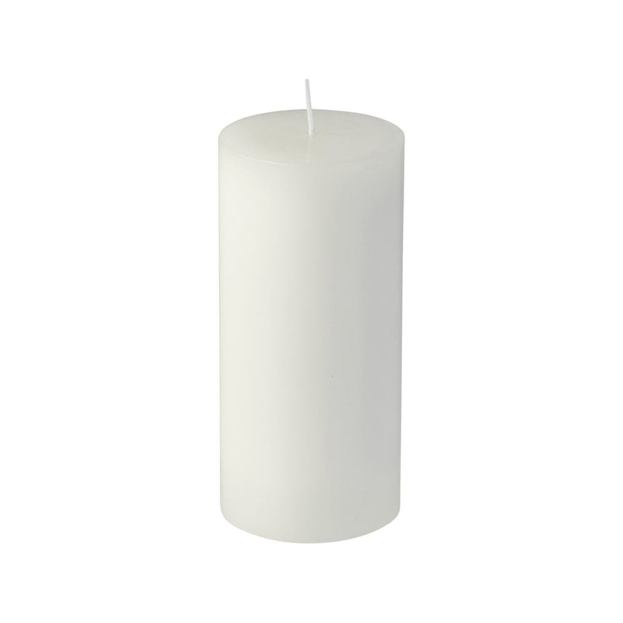 Waxworks 15cm White Citronella Pillar Candle - 40 Hour Burn Time - Mosquito Repellent - SuperSaverAU - view 1