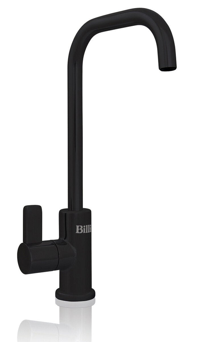 Billi Home FT still filtered water square slimline dispenser - matte black, no power needed - 911000SMB