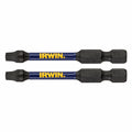 Irwin Impact Pro Performance 57mm SQ2 Screwdriver Bit 2 Pack