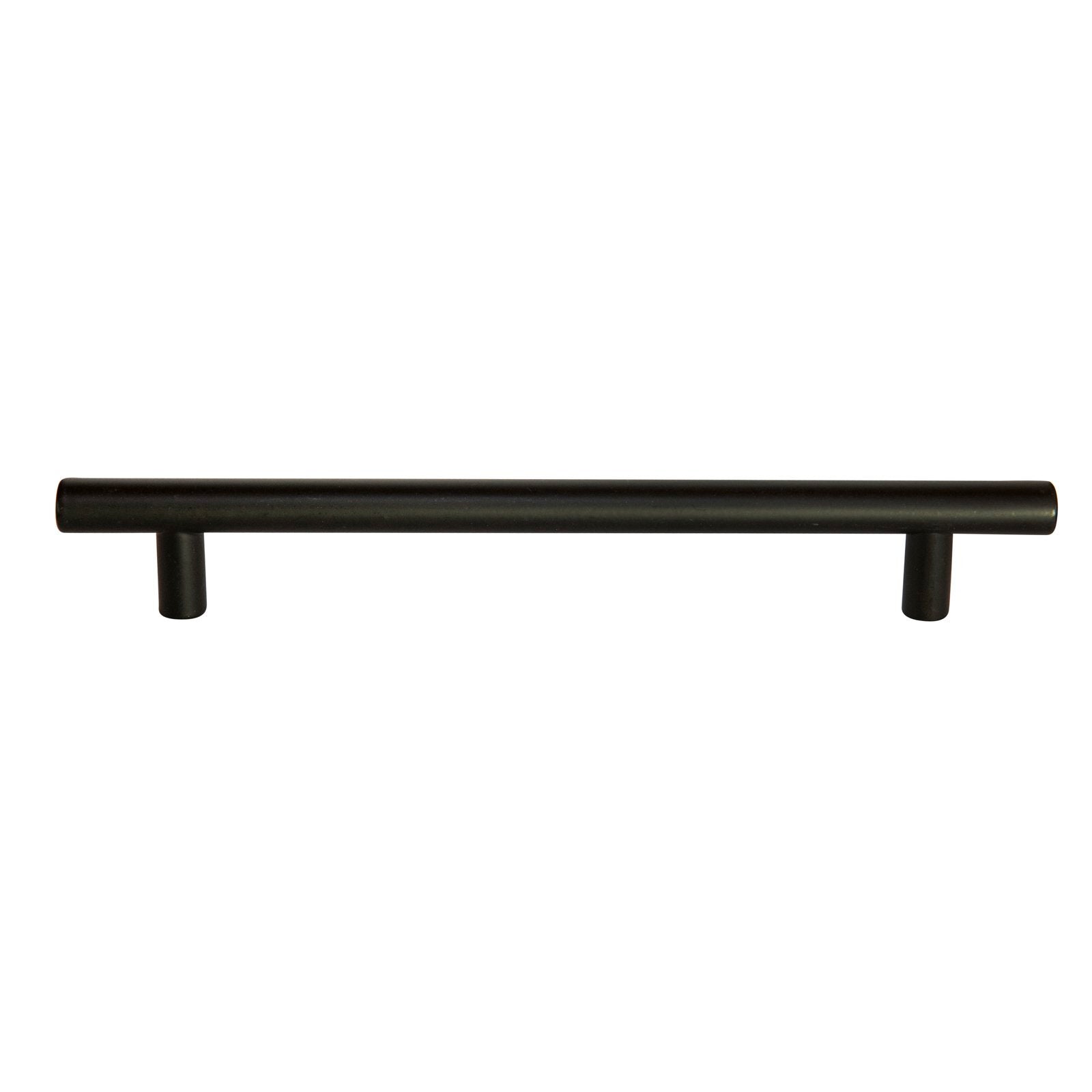 Taskmaster 160mm Matte Black Hollow T Steel Cabinet Handle