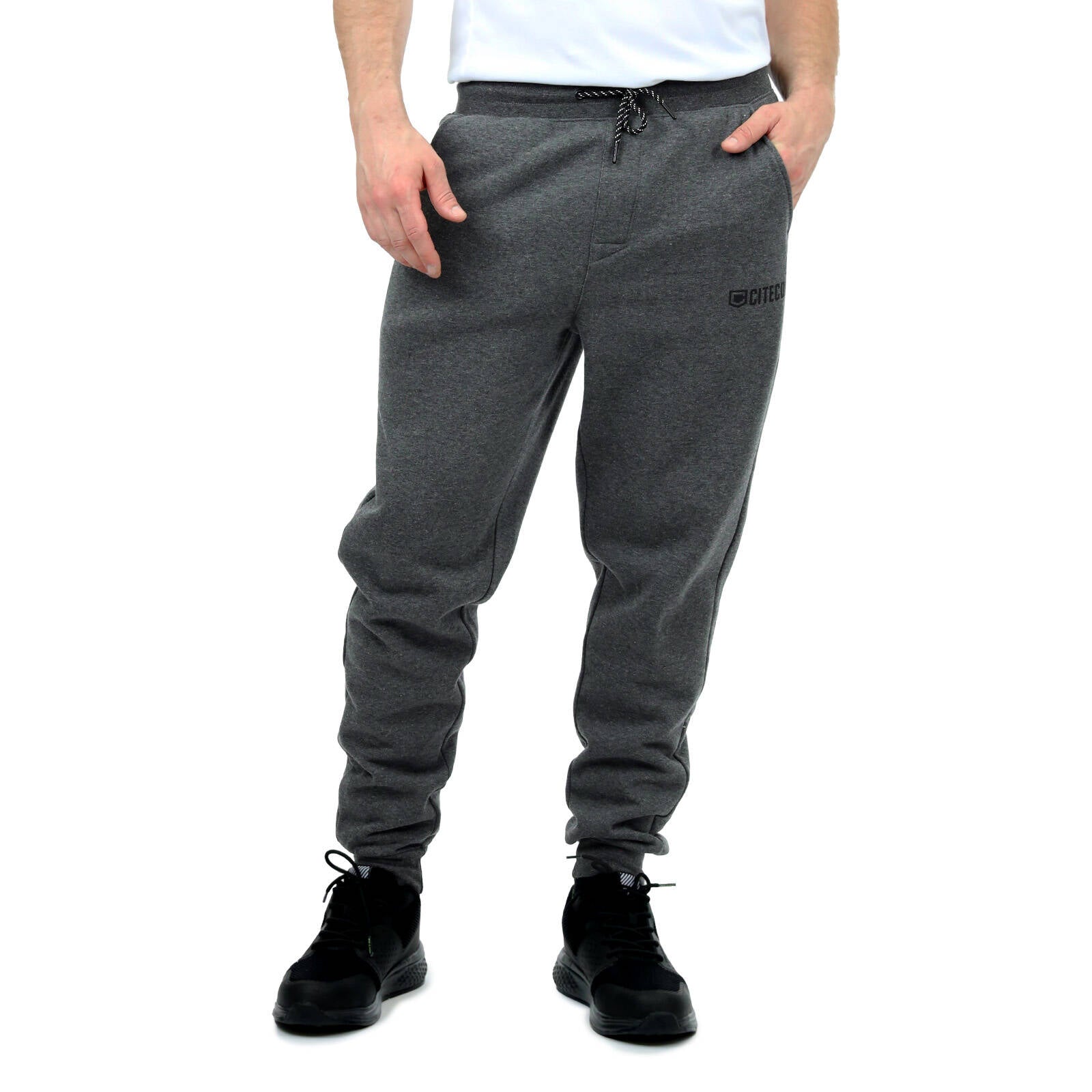 Citeco Men's Charcoal Marle Trackpant Cotton/Polyester - 2X-Large