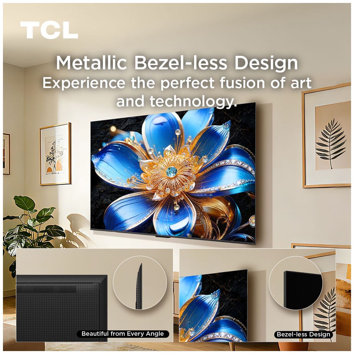 TCL P7LS 55-Inch QLED 4K UHD Google TV - Dolby Vision, Dolby Atmos, 6.0 Energy Rating - 55P7LS