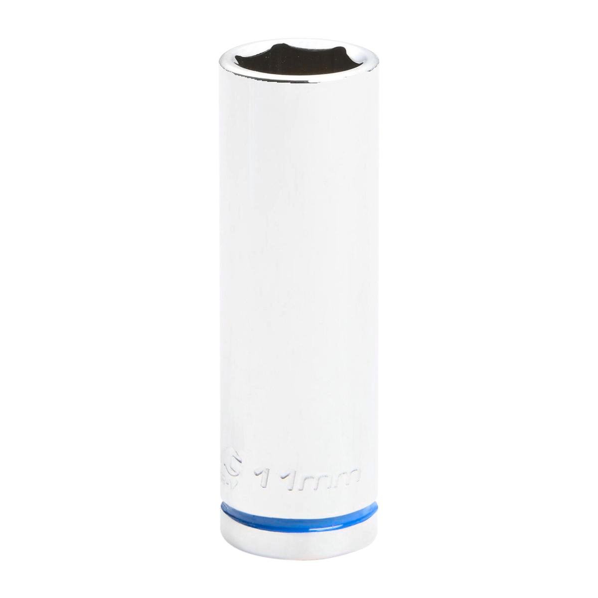 Kincrome 11mm Deep Socket - Chrome Vanadium Steel - Mirror Polish Finish - SuperSaverAU - view 1