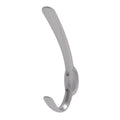 Mode Brushed Nickel Single Hat and Coat Hook - 17mm x 115mm x 45mm - Silver - SuperSaverAU - view 1