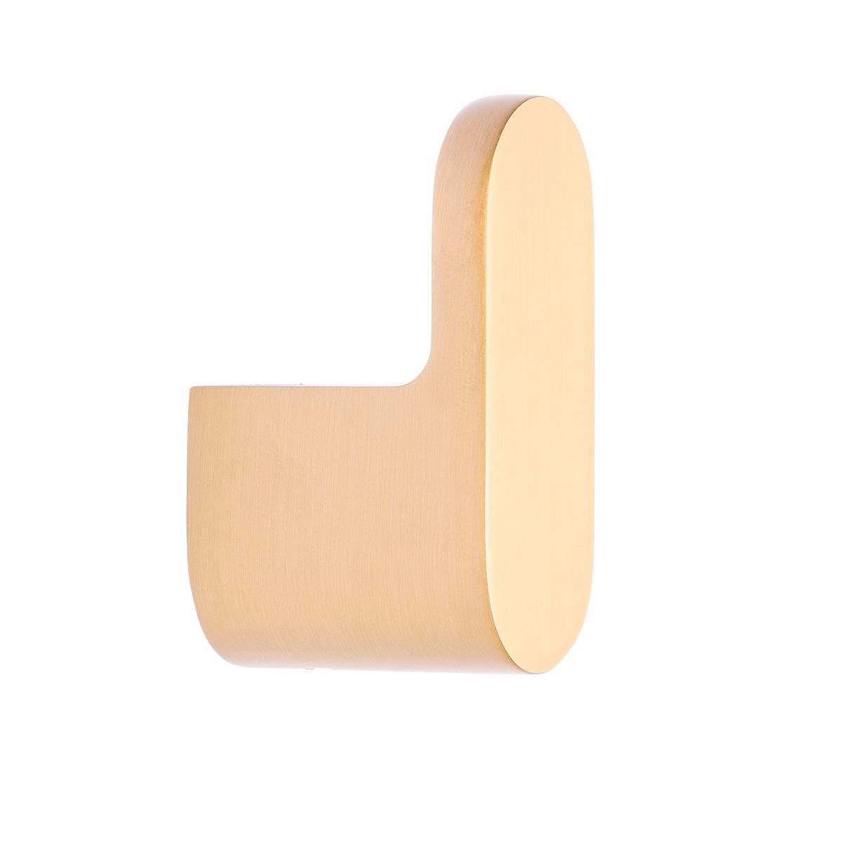Zenith Robe Hook - 60mm - Solid Brass - Brushed Finish - SuperSaverAU - view 1