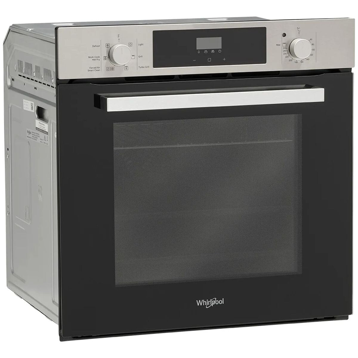 Whirlpool 60cm multi-function oven - 67L net, Air Fry, forced air cooking, stainless steel - W3OMK55HR0XC