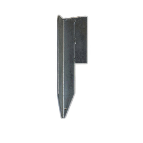Maxi Metals 400mm Galvanised Steel Sleeper Peg Left Hand Durable Support - SuperSaverAU - view 1