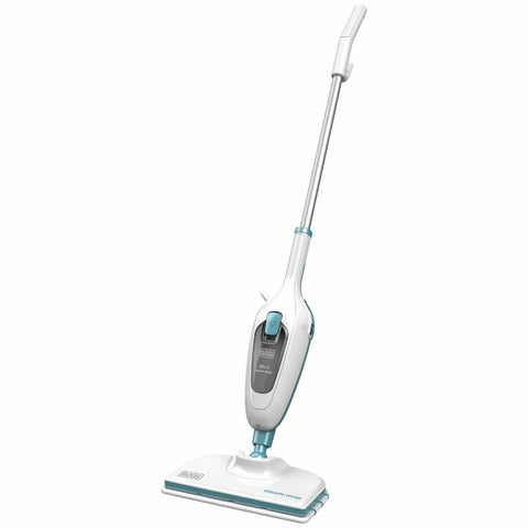 Black & Decker 1300W 10-in-1 Steam Mop - Ready in 30 Seconds - 180 Degree Swivel Steering - FSMH13E10-XE