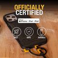 Dewalt 1m Retractable Charging Cable - 3 in 1 Type C, Micro USB, Lightning - Kevlar Reinforced - SuperSaverAU - view 5